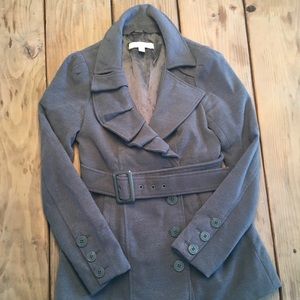 New York & Company Grey Pea Coat